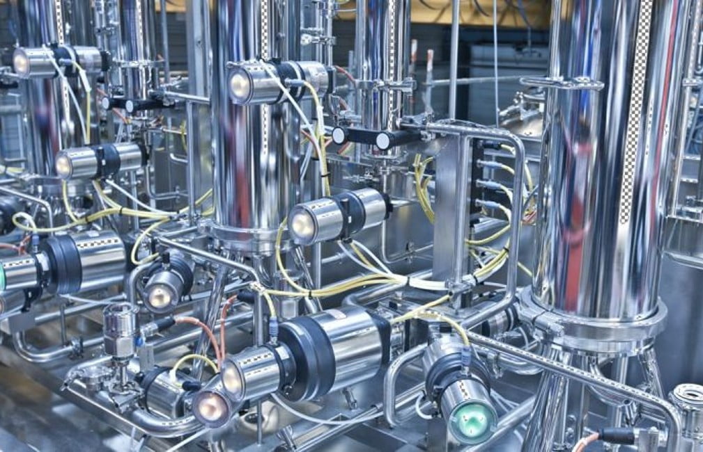 Dette billede illustrere Bürkert holder oplæg på konference om bæredygtig produktion af fødevarer