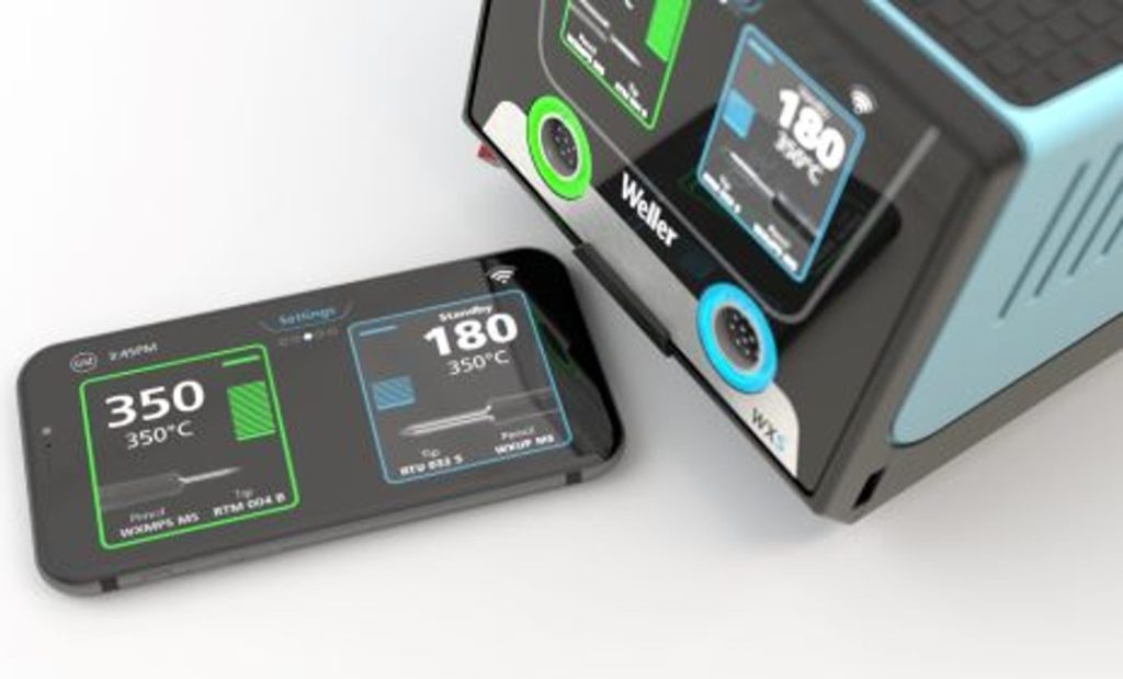 Dette billede illustrere RS lancerer alt-i-én intelligent loddestation