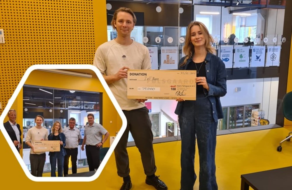 Dette billede illustrere Følsgaard har uddelt sit første 100års-jubilæumslegat til et DTU Skylab