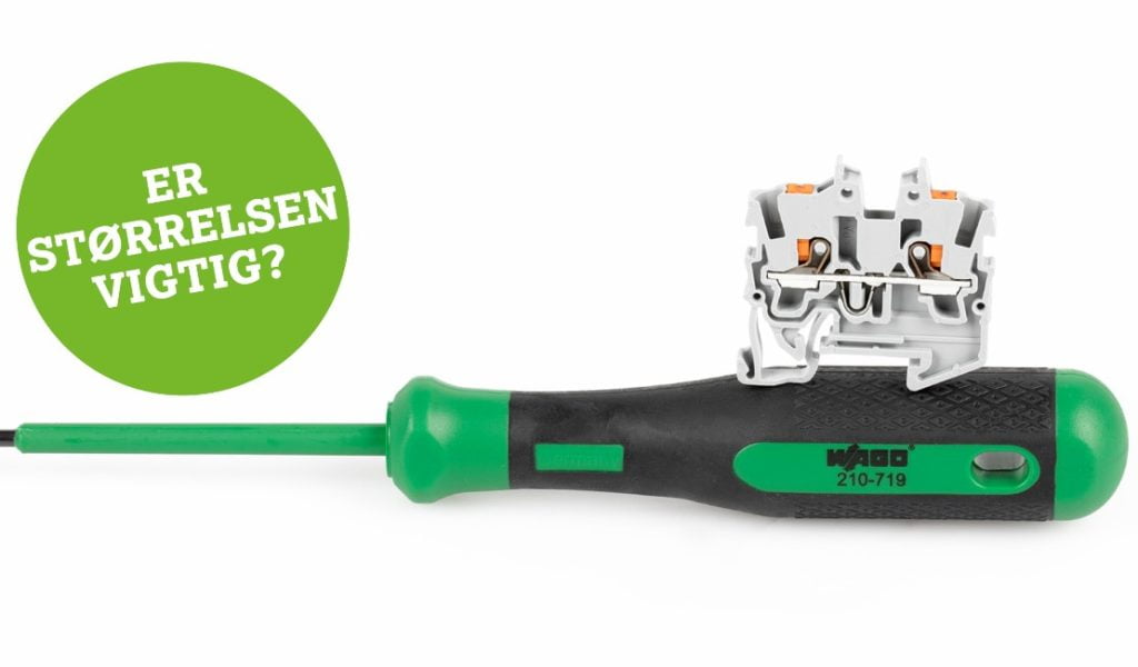 Dette billede illustrere WAGO TOPJOB® S Mini rækkeklemmer