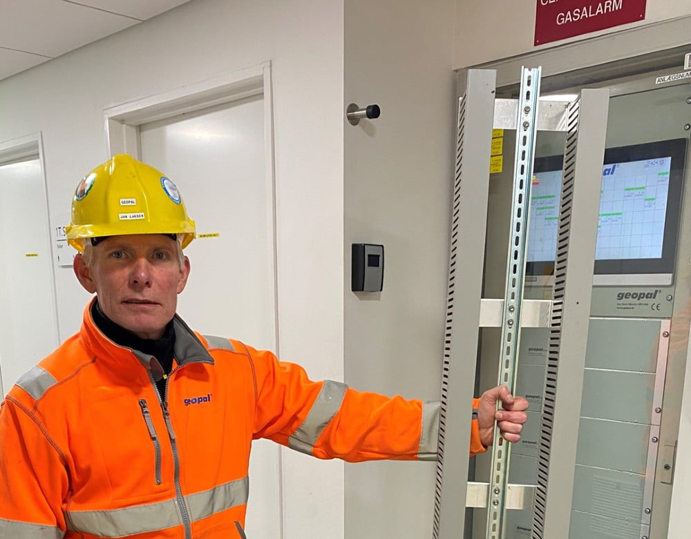 Dette billede illustrere GEOPAL – Gasdetektering i et serverrum?