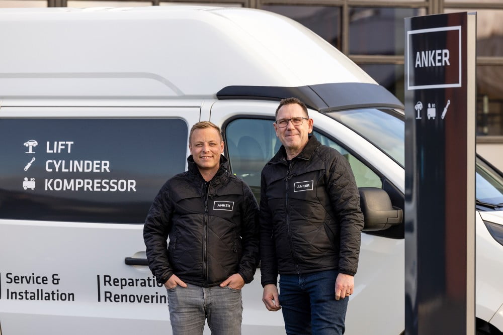 Dette billede illustrere Ny salgschef styrker Ankers profil som værksteds- og servicepartner