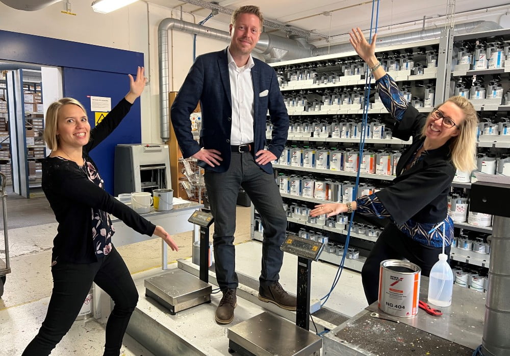 Dette billede illustrere Baden-Jensen har fart på den digitale udvikling