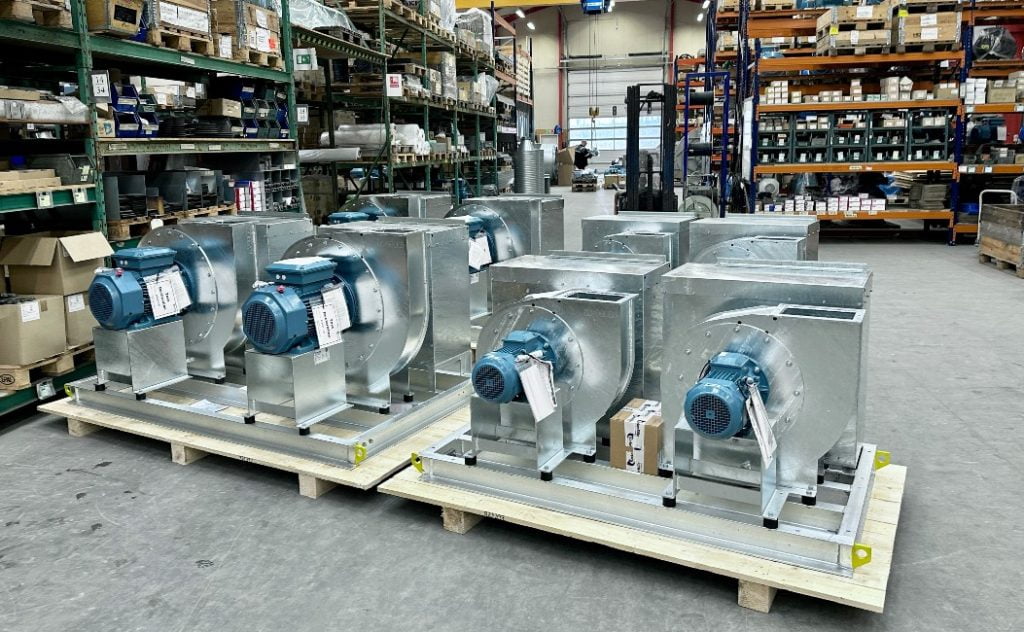 Dette billede illustrere BarkerBille leverer små men vigtige centrifugalventilatorer