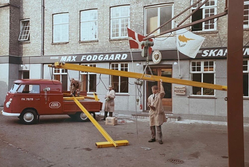 Dette billede illustrere Max Fodgaard A/S kunne i januar fejre 75 år