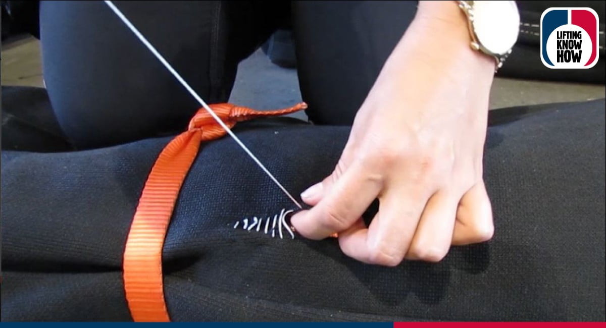 Dette billede illustrere CERTEX – Vidste du at et EXTREEMA® rundsling kan repareres op til flere gange?