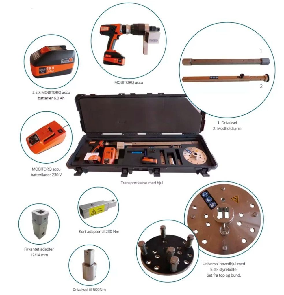 Dette billede illustrere WINTEC – Morbitorq – 1-2-3 ingen problemer med at løsne ventiler!