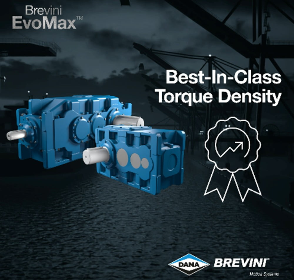 Dette billede illustrere Dana SAC – Brevini EvoMax™ – The New King of Power