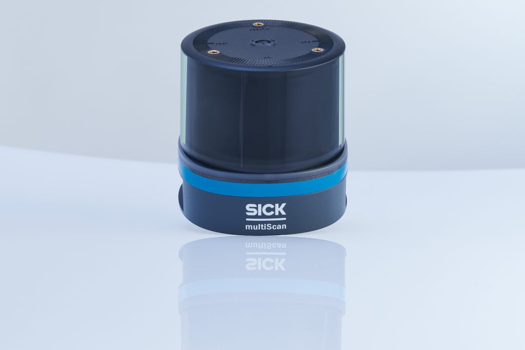 Dette billede illustrere SICK – MultiScan 100 – en lidar-schweizerkniv