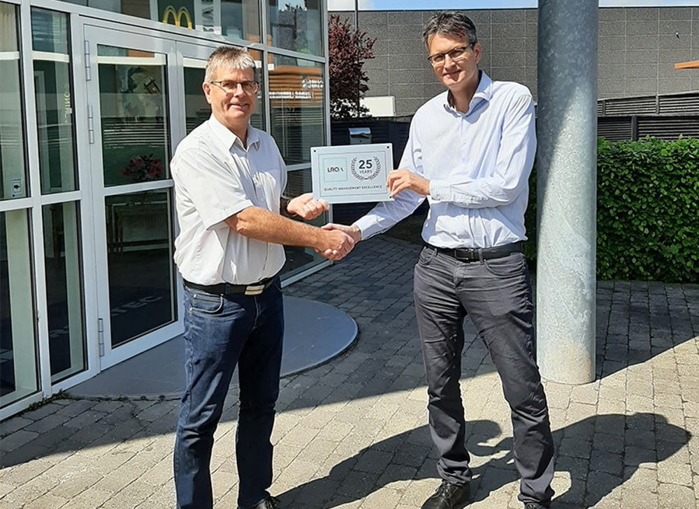 Armatec A/S har modtaget Lloyds Quality Management Excellence Award (LRQA)