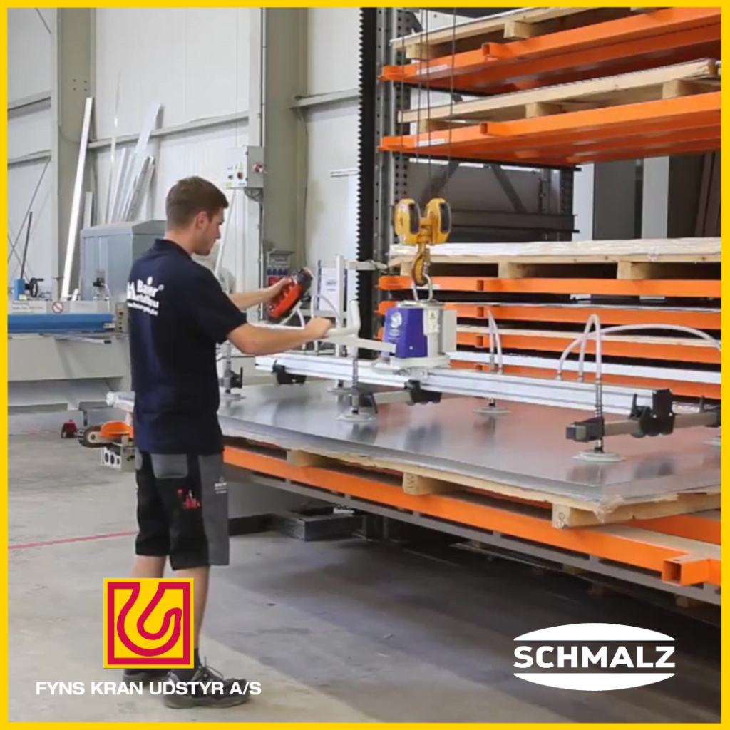 Vakuumløfter fra Fynsk Kran Udstyr