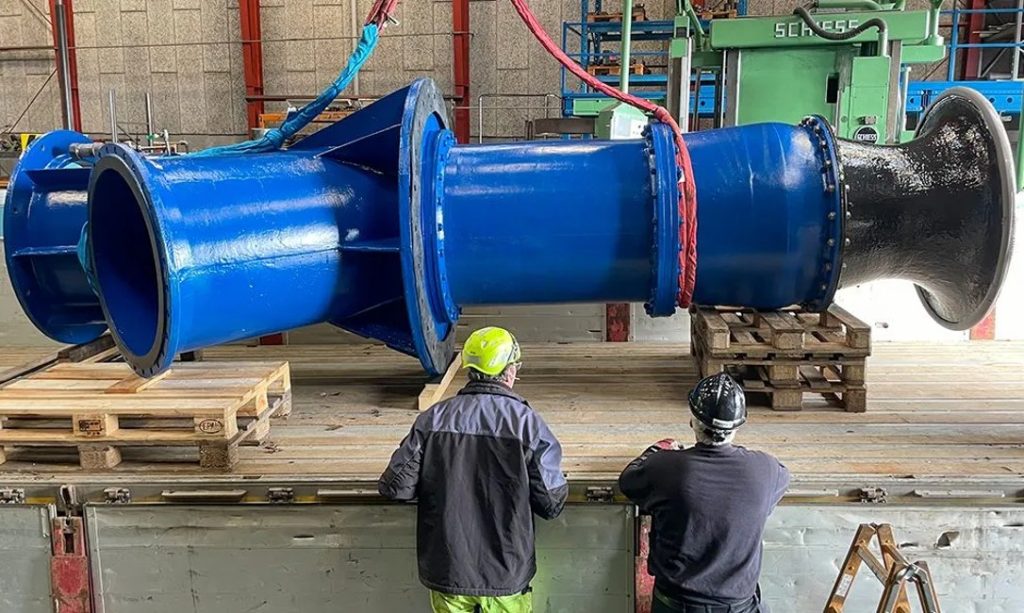 Lykkegaard har repareret og restaureret den ene pumpe til Odense Havns store tørdok. Så nu kan dokken igen fungere på fuld kraft