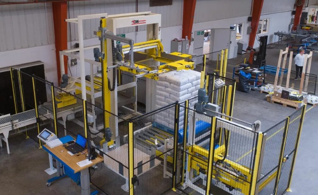 Palleteringsanlæg hos svensk gelatine-producent