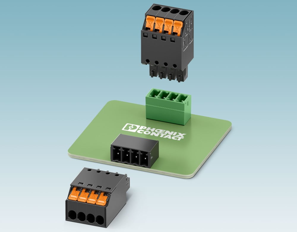 Phoenix Contact - Printkortstik med innovativ Push-X teknologi