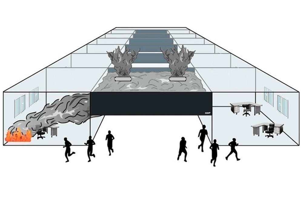 Vi har ekspertise og mange års erfaring i valg af brandventilationsløsninger og projektering. Vi leverer således både enkeltstående brandventilatorer og brandventilation indbygget i ovenlys og lyspaneler.
