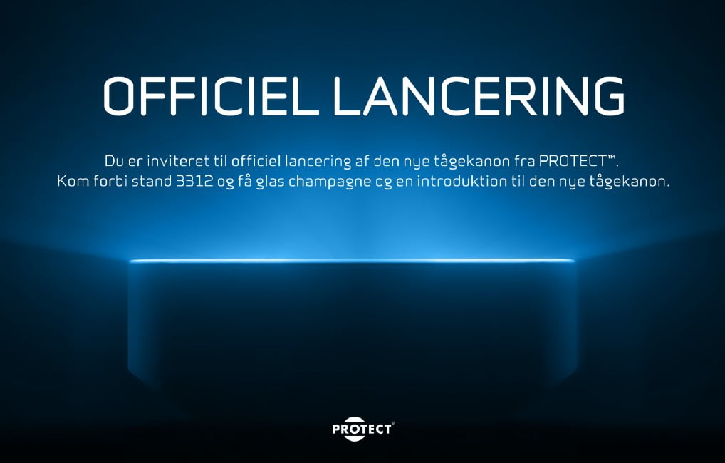 PROTECT løfter sløret for ny tågekanon ved Danish Security Fair 2023