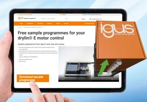 Med de gratis programmer med bevægelseseksempler er det muligt at idriftsætte motorstyringssystemerne i dryve serien på få minutter og forbinde dem med programmerbare logiske styringer (PLC) på højere niveau. Dette er til gavn for både begyndere og professionelle i automatisering