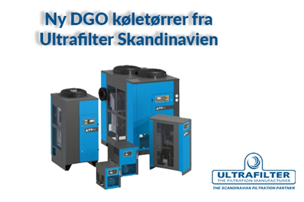 Ny DGO Køletørrer hos Ultrafilter Skandinavien