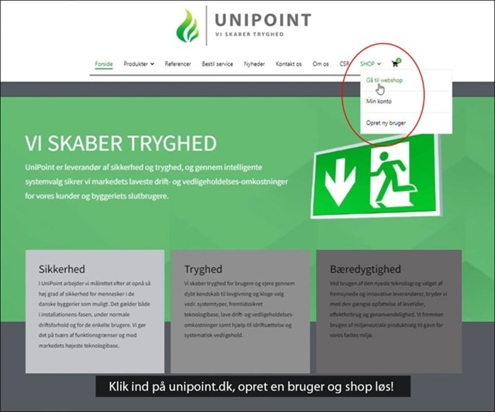 UniPoint har fået webshop!!!
