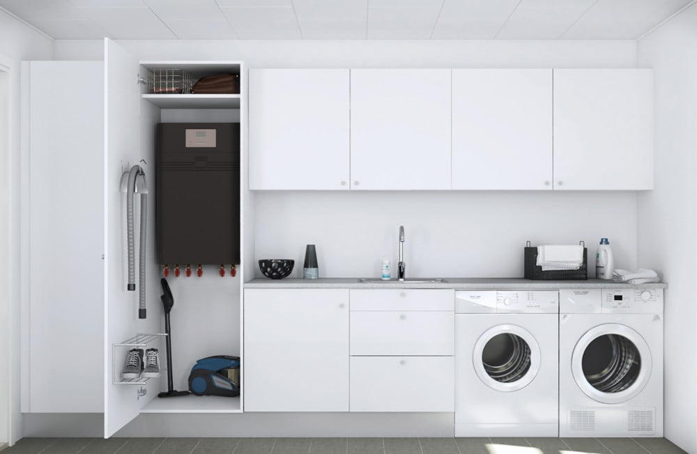 Wavin har leveret fjernvarmeløsninger til danske boliger i mere end 20 år, og Wavin Calefa II er den nyeste opdatering i Calefa-serien; dens nye funktioner udnytter det varme vand bedre og styrer flowet efter, hvor behovet er størst.
Fotokredit: Wavin