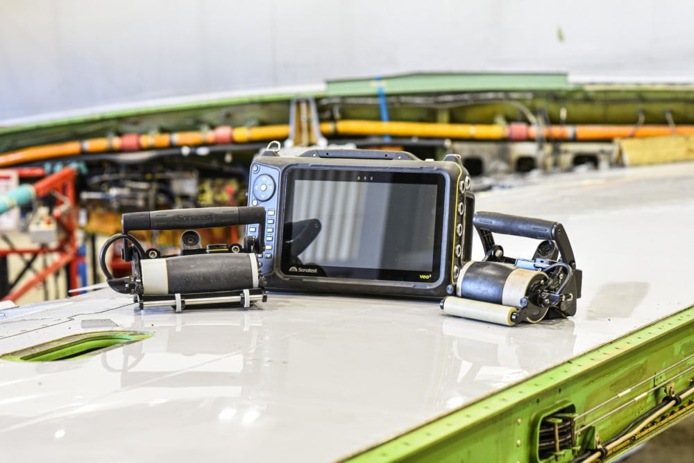 Strenometer - Ultralydsscanning med 128 elementers PAUT WheelProbe