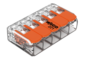 WAGO - Du genkender nok vores orange 221 samlemuffe