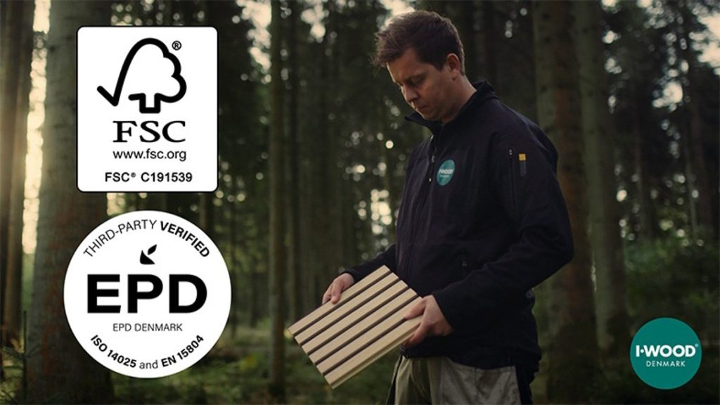 I-WOOD DENMARK® opnår som nogle af de første FSC-Certificering og EPD