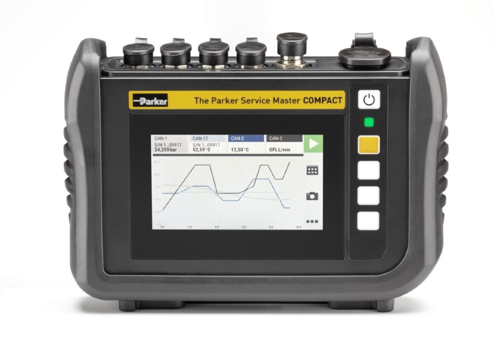 Parker SensoControl introducerer Parker Service Master COMPACT til overvågning og diagnosticering på stedet