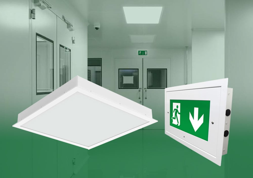 Når krav til sikkerhedsbelysning også gælder i renrum