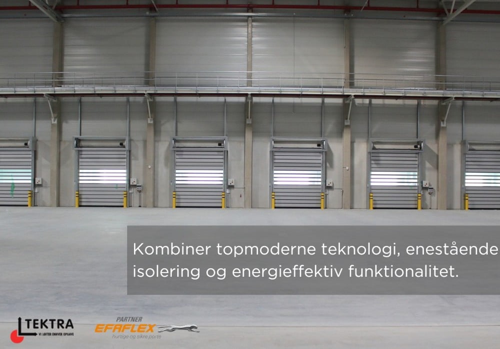 Tektra præsenterer nye Hurtig-spiralporte fra Efaflex