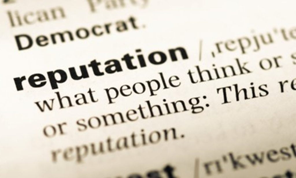 En virksomheds omdømme er en del af dens immaterielle kapital og afspejler, hvordan offentligheden opfatter den. Kilde: TungCheung 