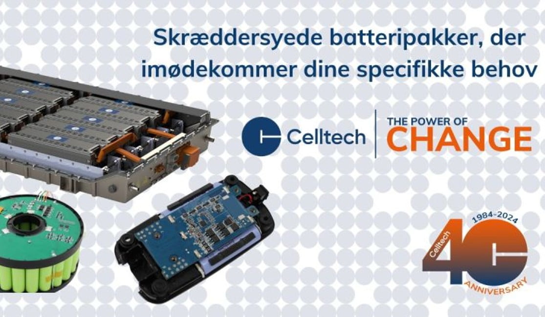 Batteripakker fra Celltech