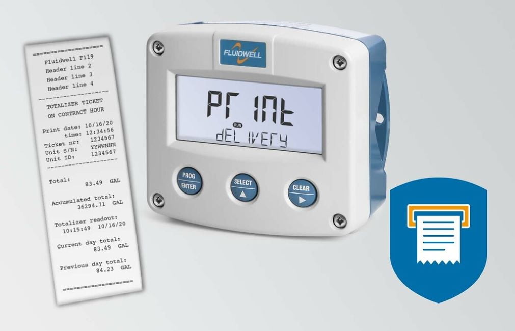 5 Fluidwell flow enheder med printfunktion