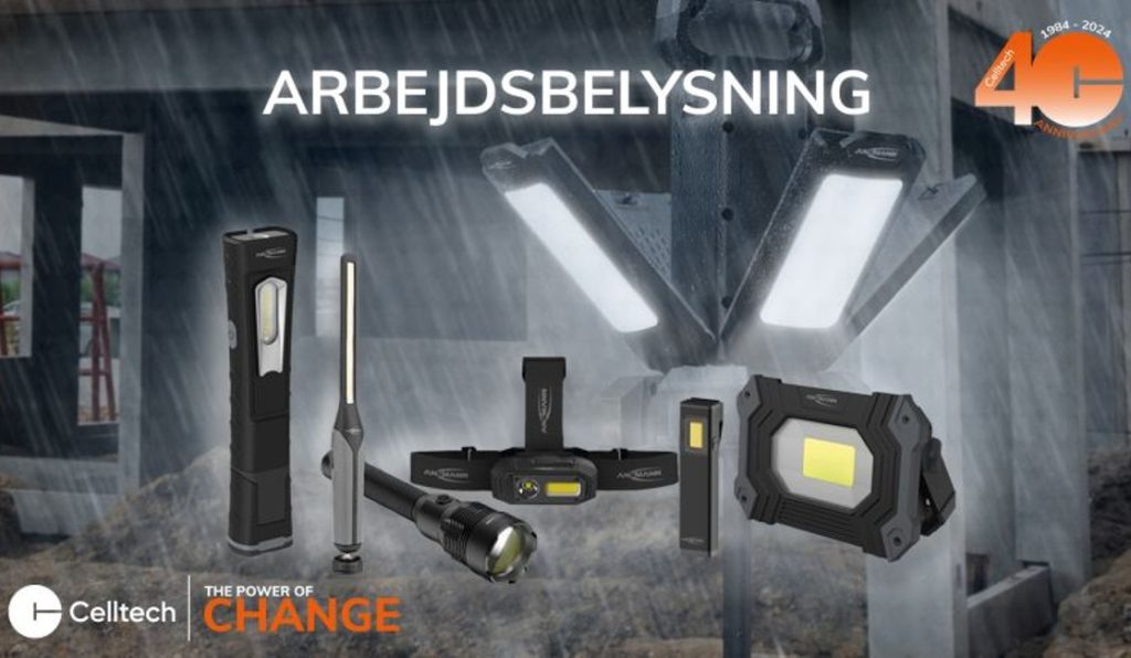 Arbejdsbelysning fra Celltech