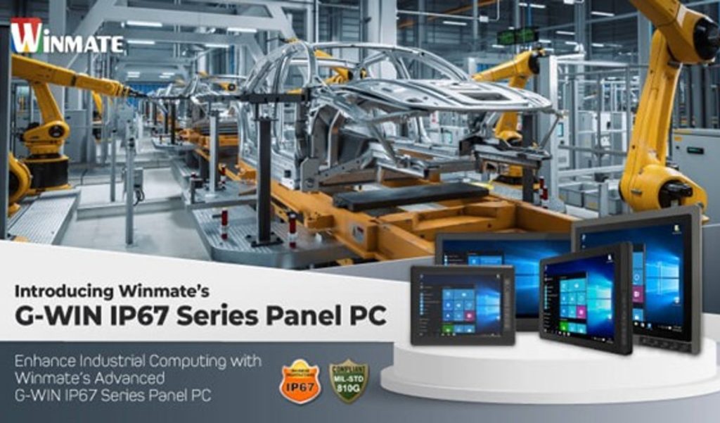 Winmate introducerer G-WIN IP67 Serie Panel PC
