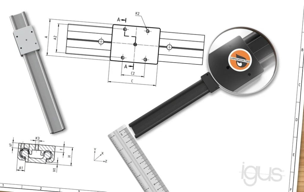 Kompakt til trang installationsplads: igus præsenterer nye miniature lineære føringer
