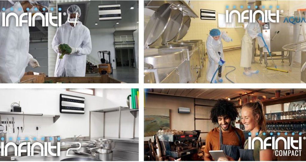 Infiniti - En loftophængt insektfælde, med lav driftsomkostning og høj effektivitet