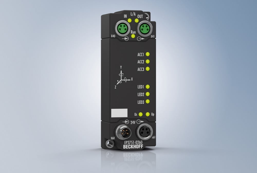 EtherCAT Box-modul med accelerometer og gyroskop i ét