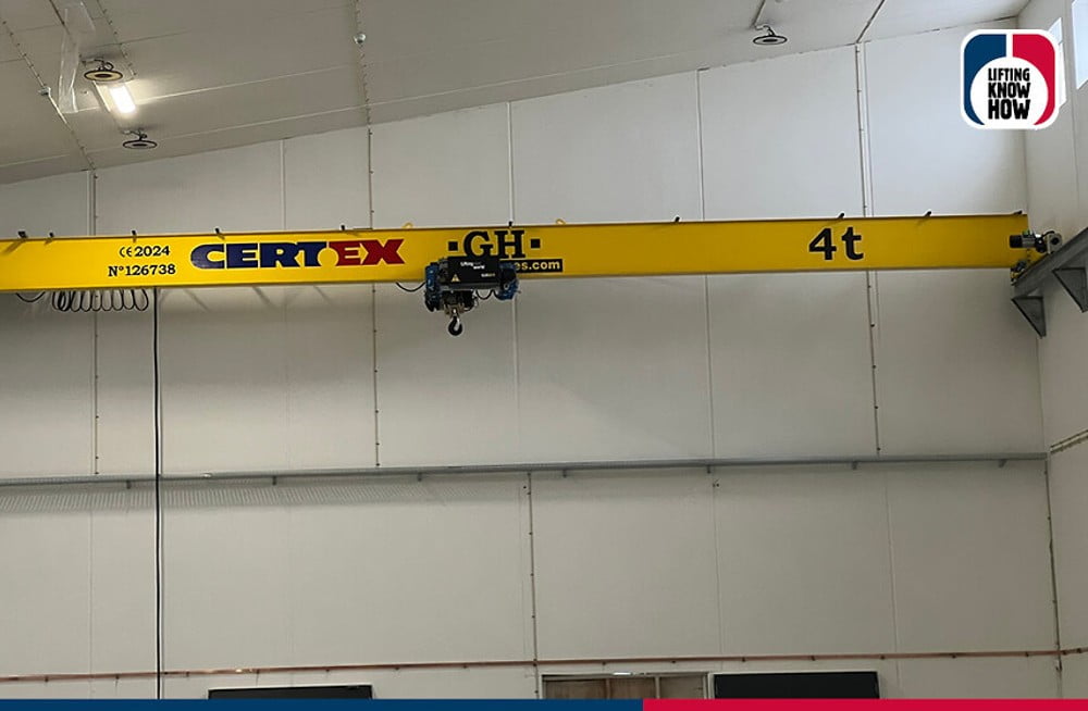 CERTEX Danmark A/S leverer og monterer 4 ton traverskran for JTN Stål