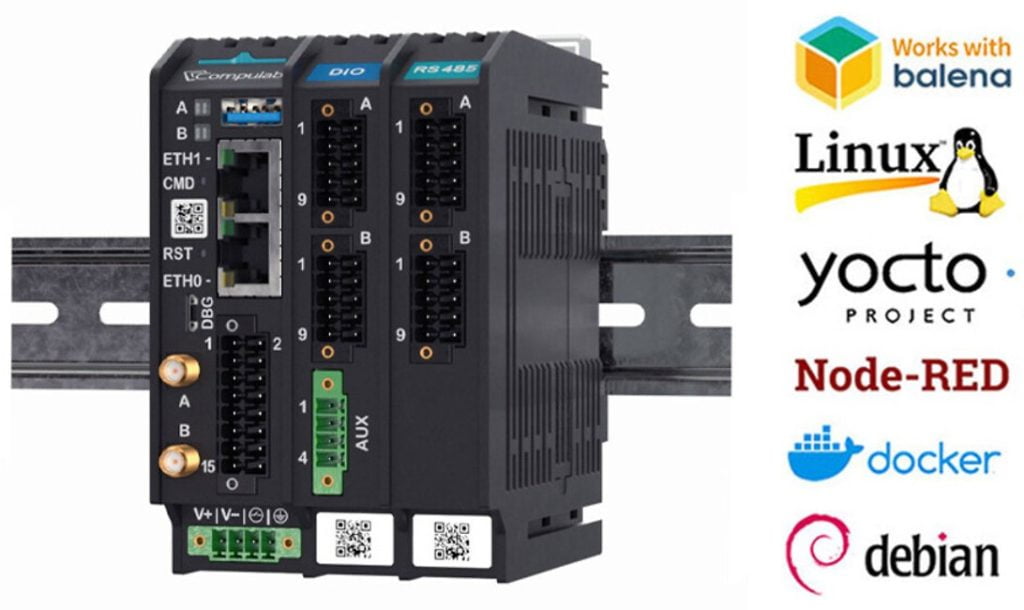 IOT-DIN-IMX8PLUS IoT Edge Gateway - det nyeste medlem af Compulabs IoT Gateway-familie