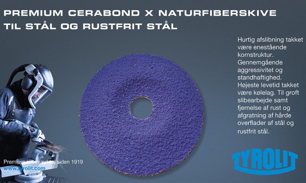 Tyrolit CERABOND X naturfiberskive