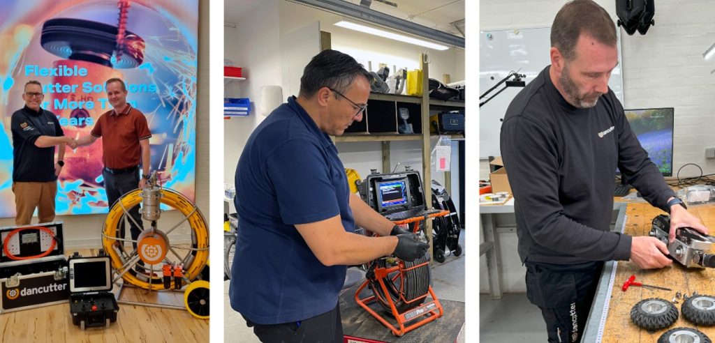 Elma Instruments og Dancutter servicerer nu Minicam inspektionskameraer og robotteknologi til rørledninger i Farum og Viborg