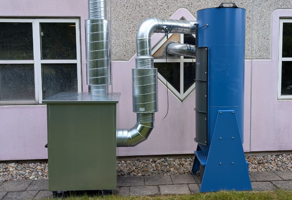 FlexAir leverer ny installation for afsugning af svævestøv over tvangsblander på støberi