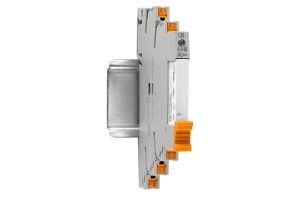 PLC-Interface tilbyder den innovative kombination af relæinterface og elektronisk sikring i en komponent på blot 6,2 mm og sparer dermed værdifuld plads i styretavlen.