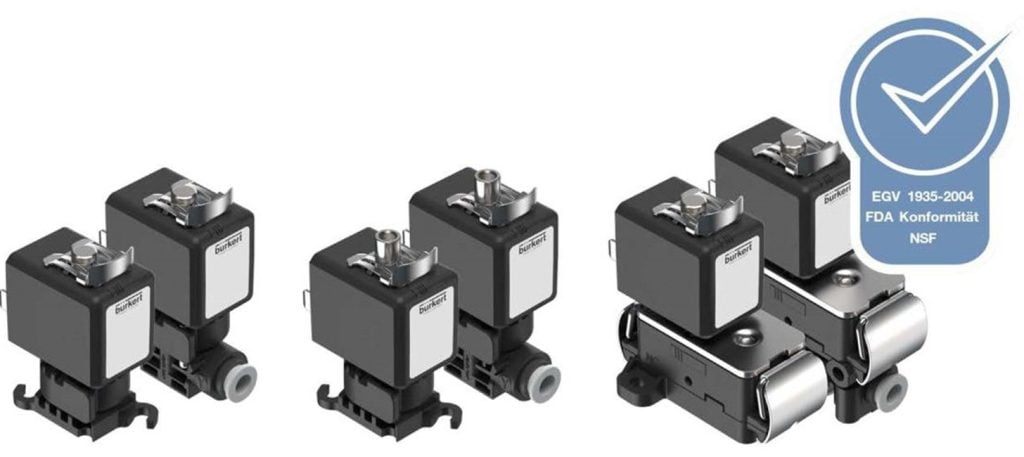 Nyhed fra Burkert - Servicevenlige magnetventiler til hygiejniske procesmiljøer