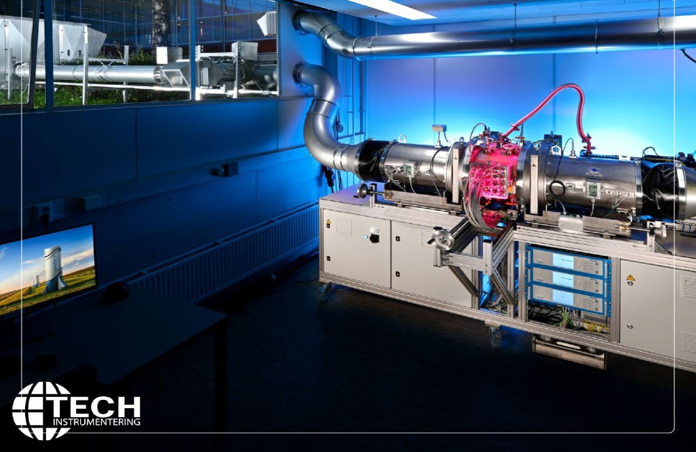 Dette billede illustrere TECH Instrumentering – Fjerne CO2 fra luft!