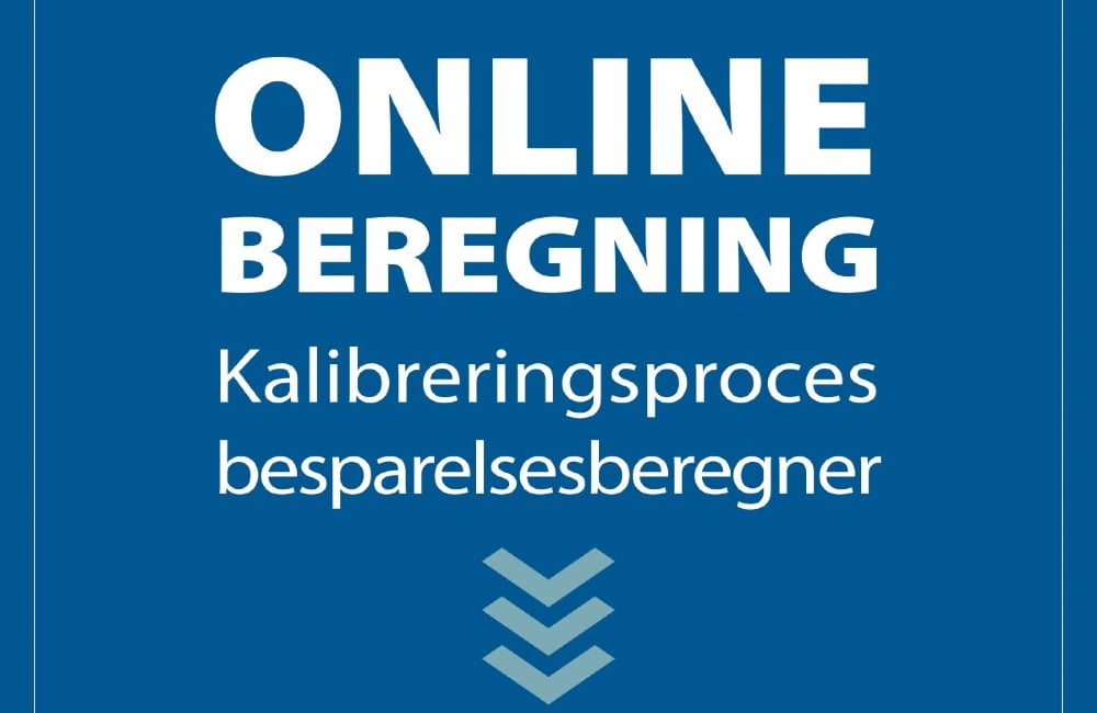 Dette billede illustrere Tech Instrumentering – Online beregning – Kalibreringsproces besparelsesberegner