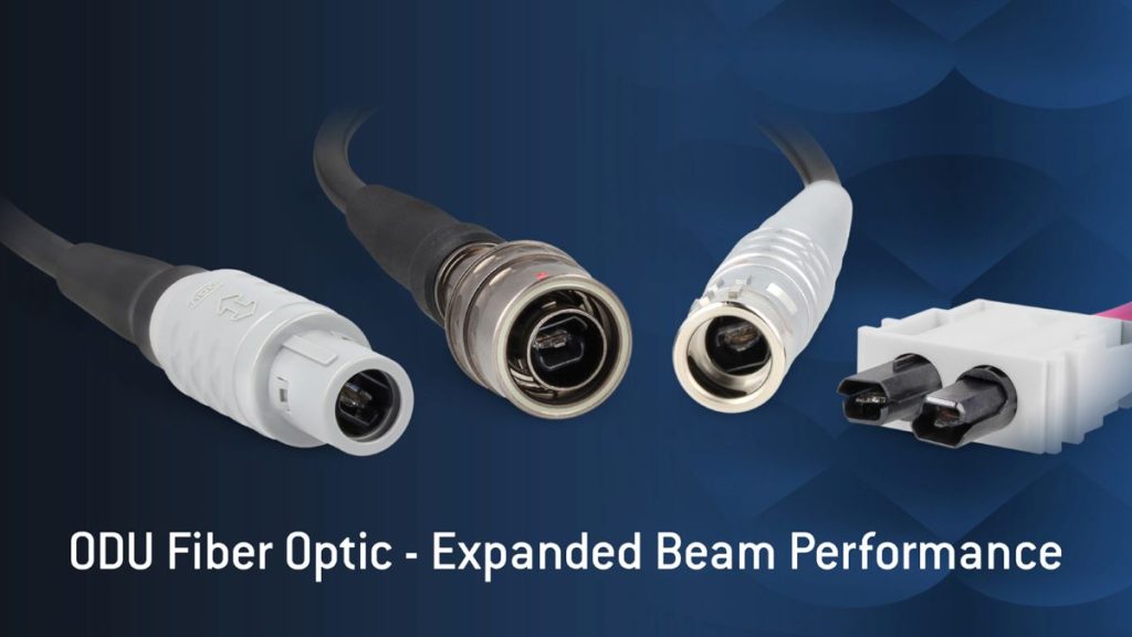 ODU udvider porteføljen af Expanded Beam Performance-løsninger. Udvidelsen giver endnu flere muligheder med den højtydende kontaktløse fiberteknologi. 