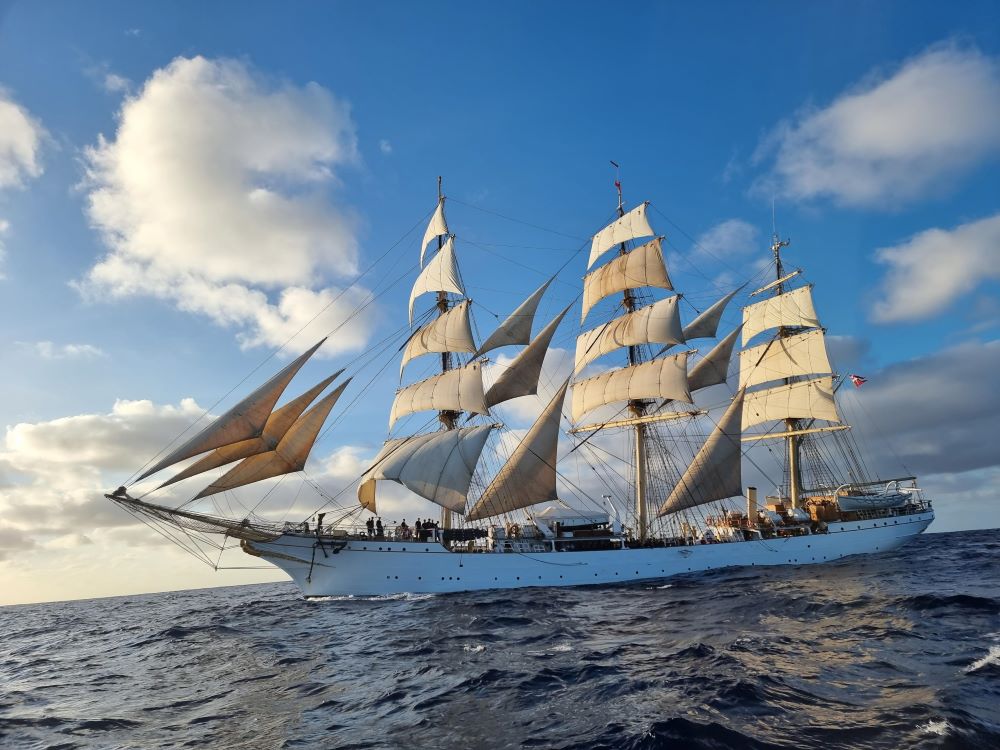 Skoleskibet DANMARK på togt