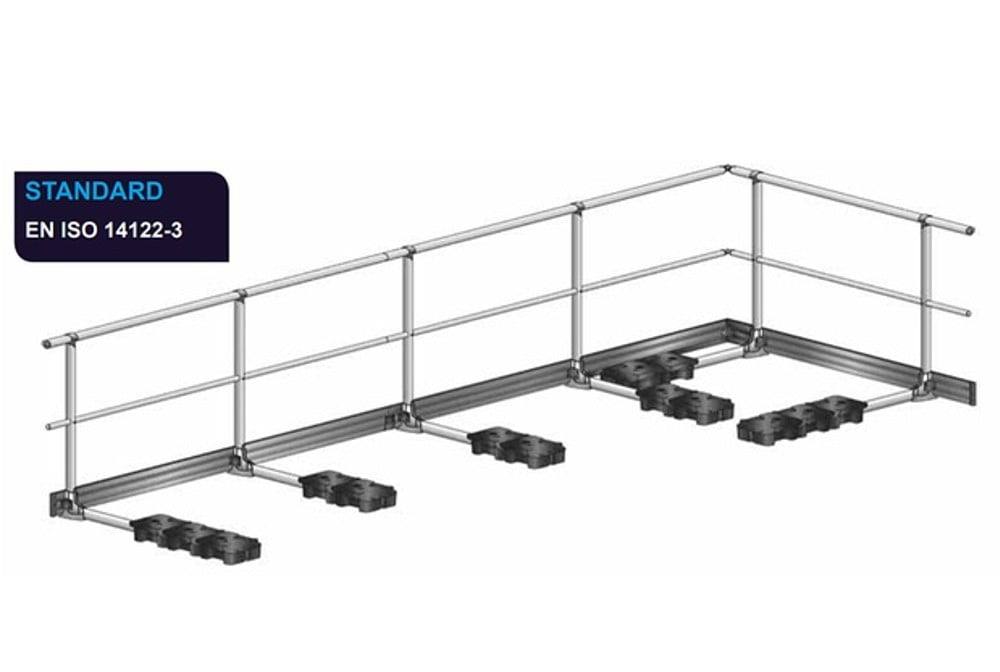 Retningslinjer for rækværk iht. EN ISO 14122-3
